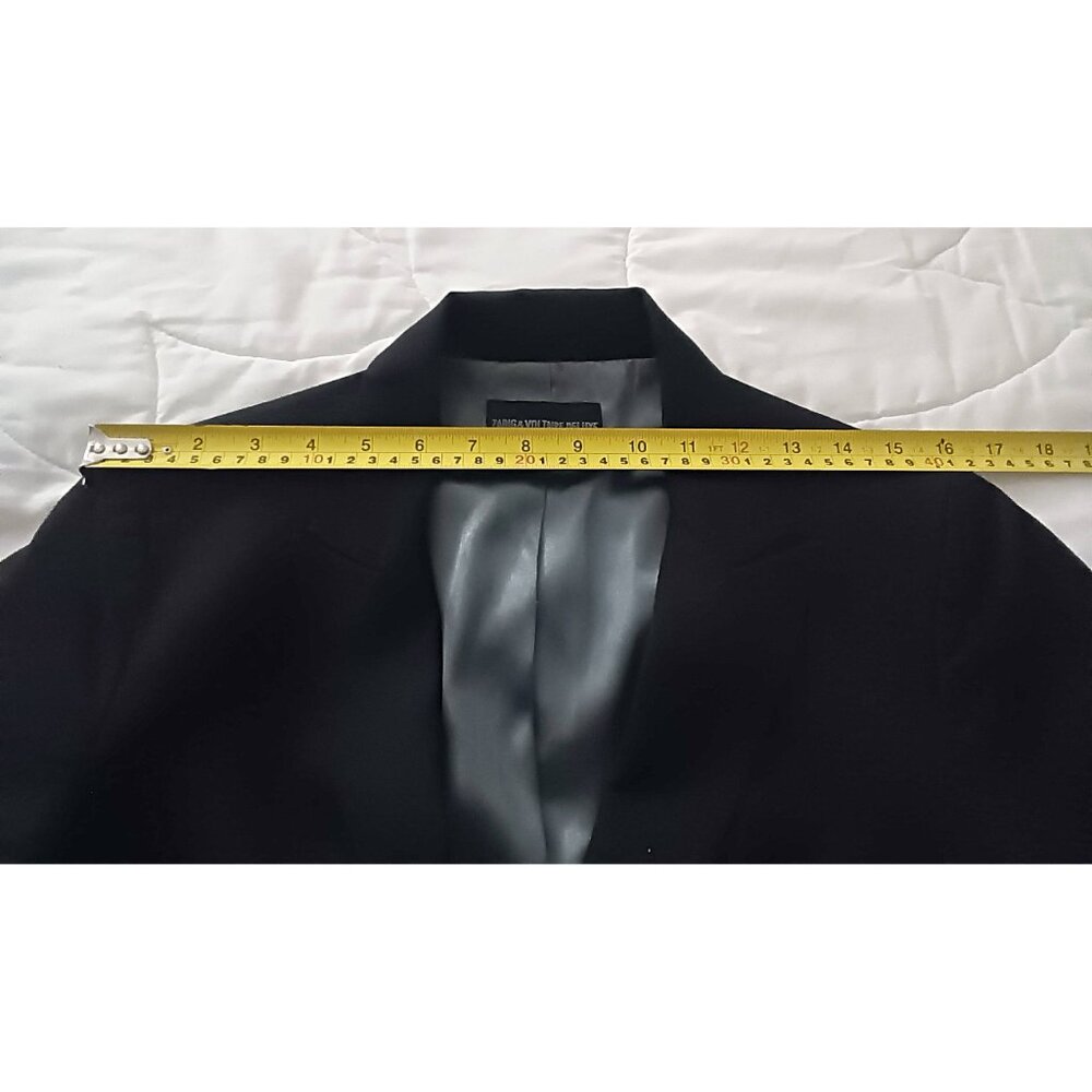 Zadig & Voltaire - Women's Encrusted Skull Blazer in Black + Blue Skull, Large - Picture 12 of 14